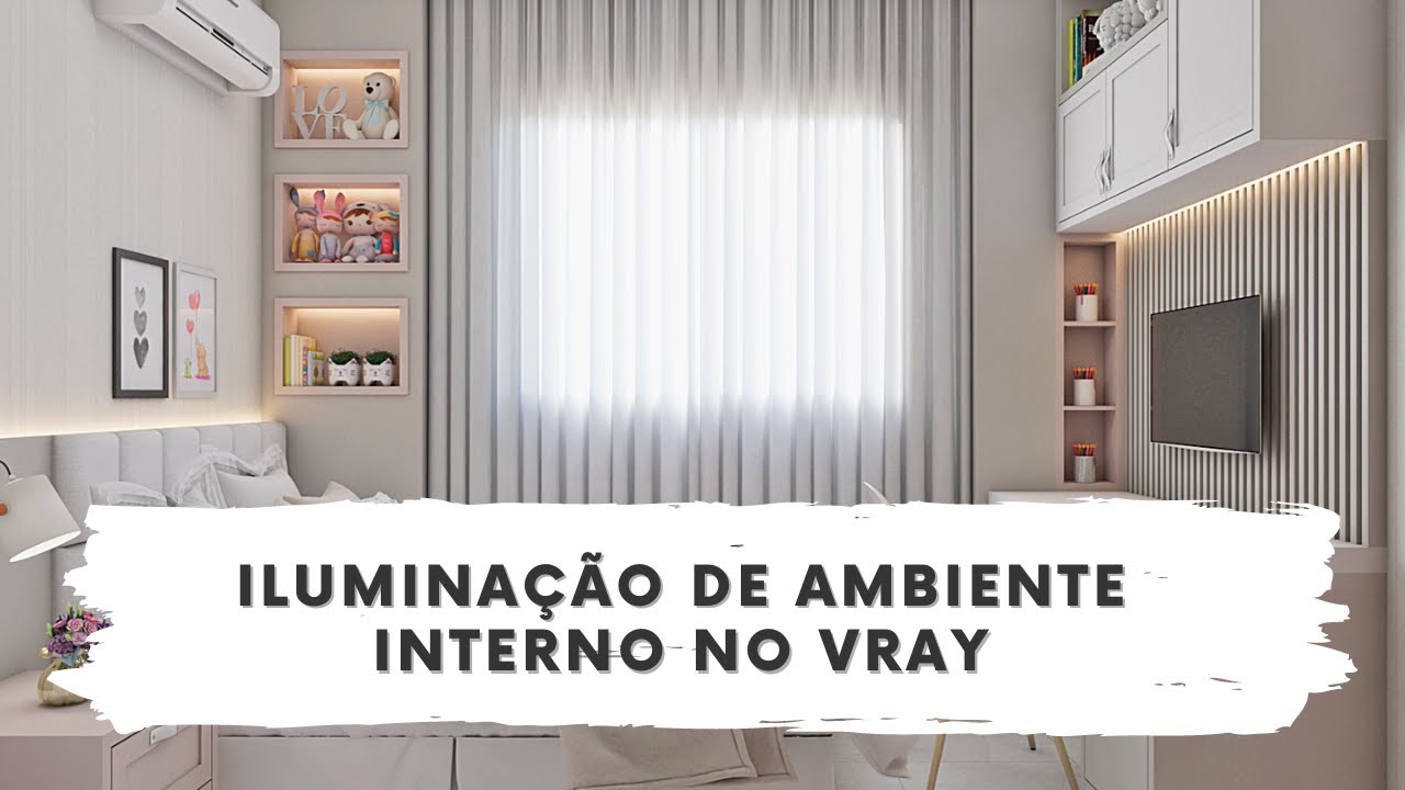 Iluminação de ambiente interno no Vray