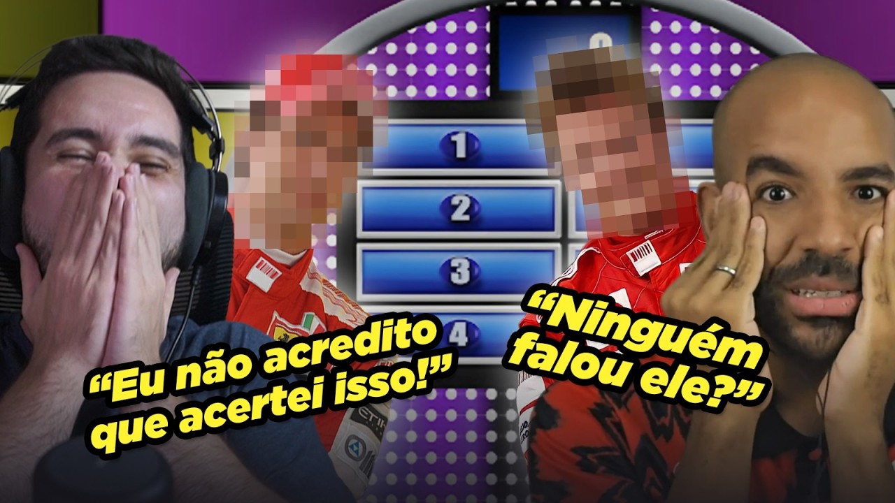 QUEM ACERTAR O PILOTO MAIS CITADO, PERDE - FIZEMOS UM GAMESHOW DA F1 | QPEE #56