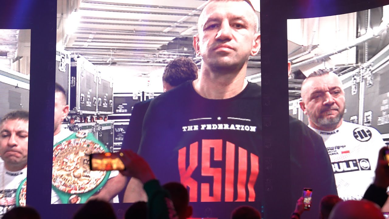 WYJŚCIE TOMASZA ADAMKA DO WALKI Z MAMEDEM KHALIDOVEM NA KSW EPIC W GLIWICACH