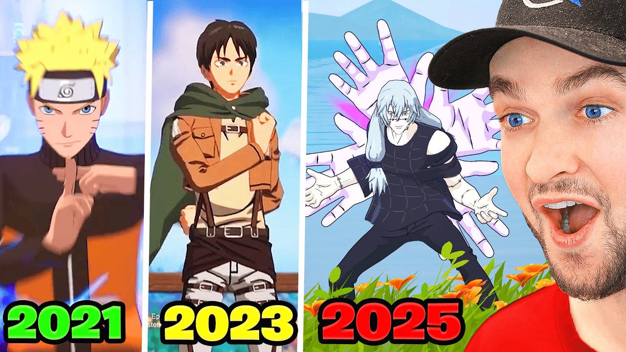 Evolution of Anime in All Fortnite Trailers & Cutscenes! (Naruto, Dragon Ball, JJK)