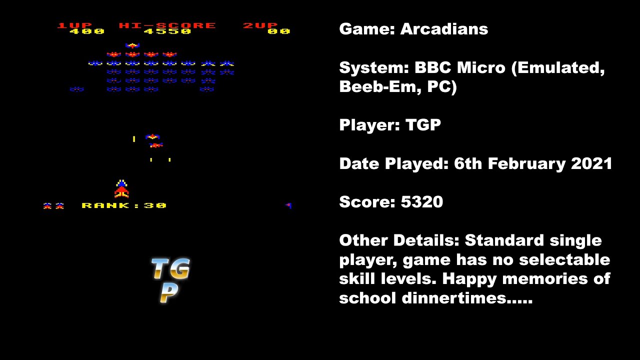 Arcadians - BBC Model B - 5320 points