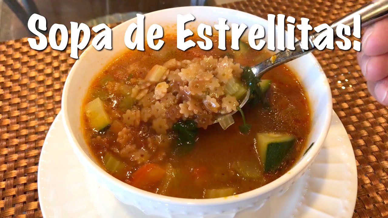 Sopa de Estrellitas - Como hacer Sopa de Estrellitas - Receta de Sopa de Estrellitas