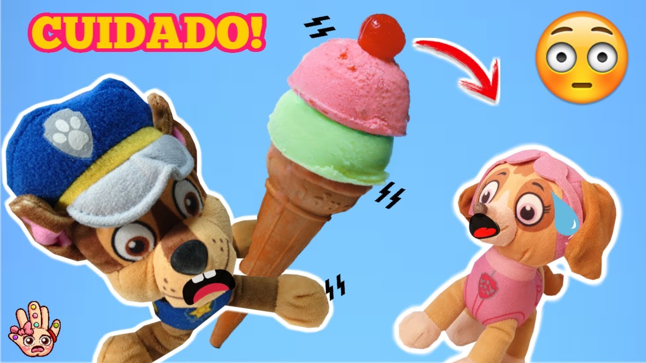 HELADO GIGANTE! Sorpresa de Chase a Skye / Patrulla Canina