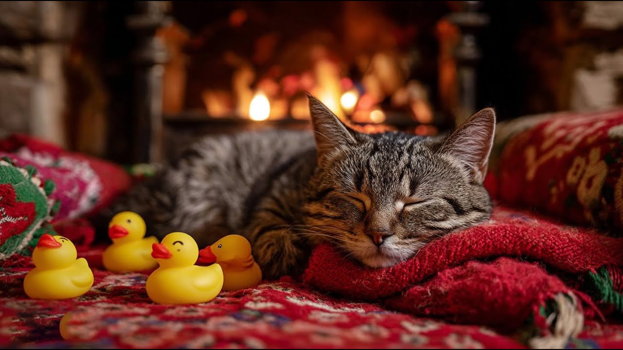 Calming Music for Cats - Relaxation, Deep Sleep, Stress Relief, Peaceful Piano Music