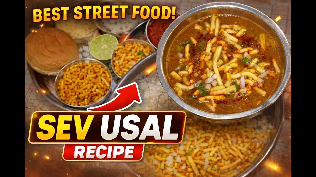 Secret to Authentic Vadodara Sev Usal | Street Style Recipe