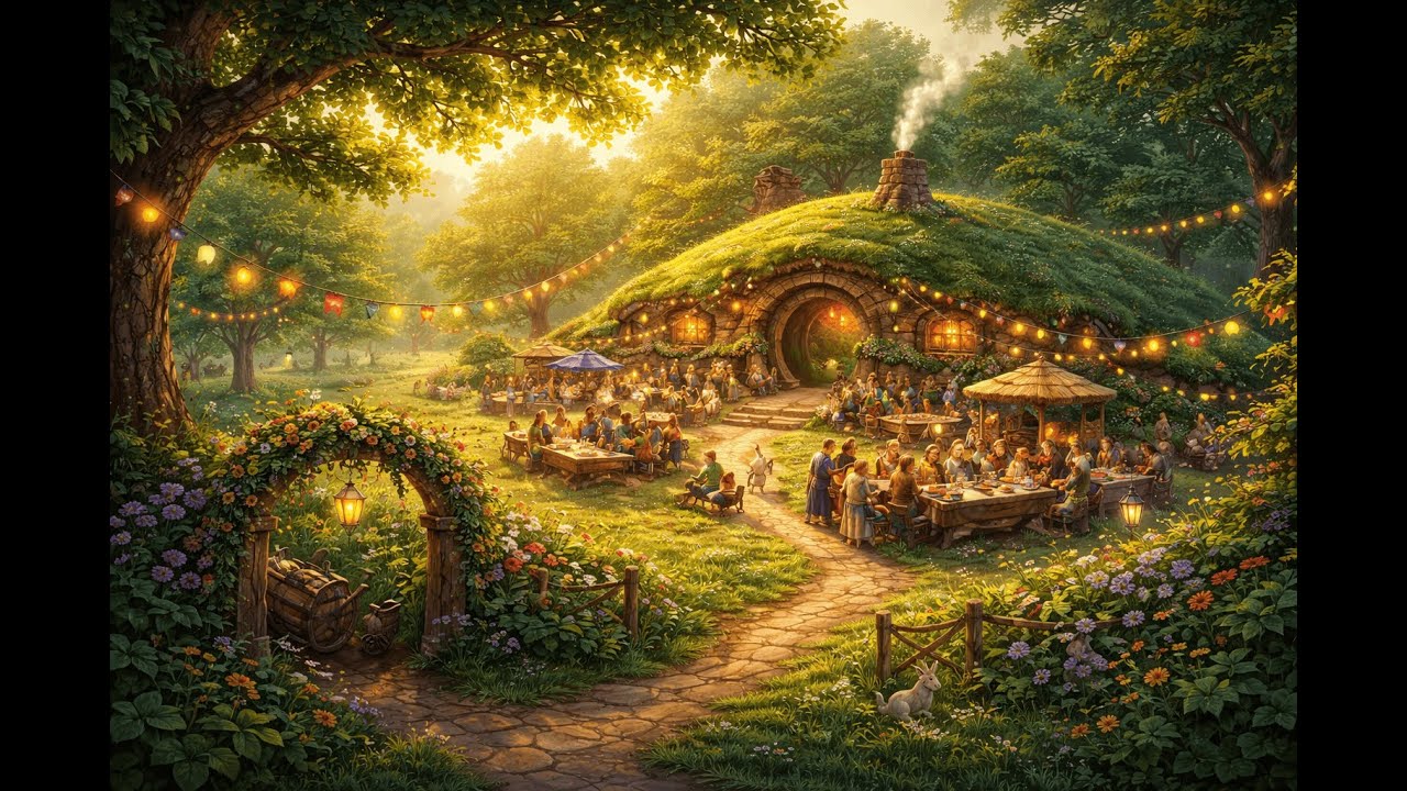 Living in the Shire 🍃 | Cozy Fantasy Ambient Music