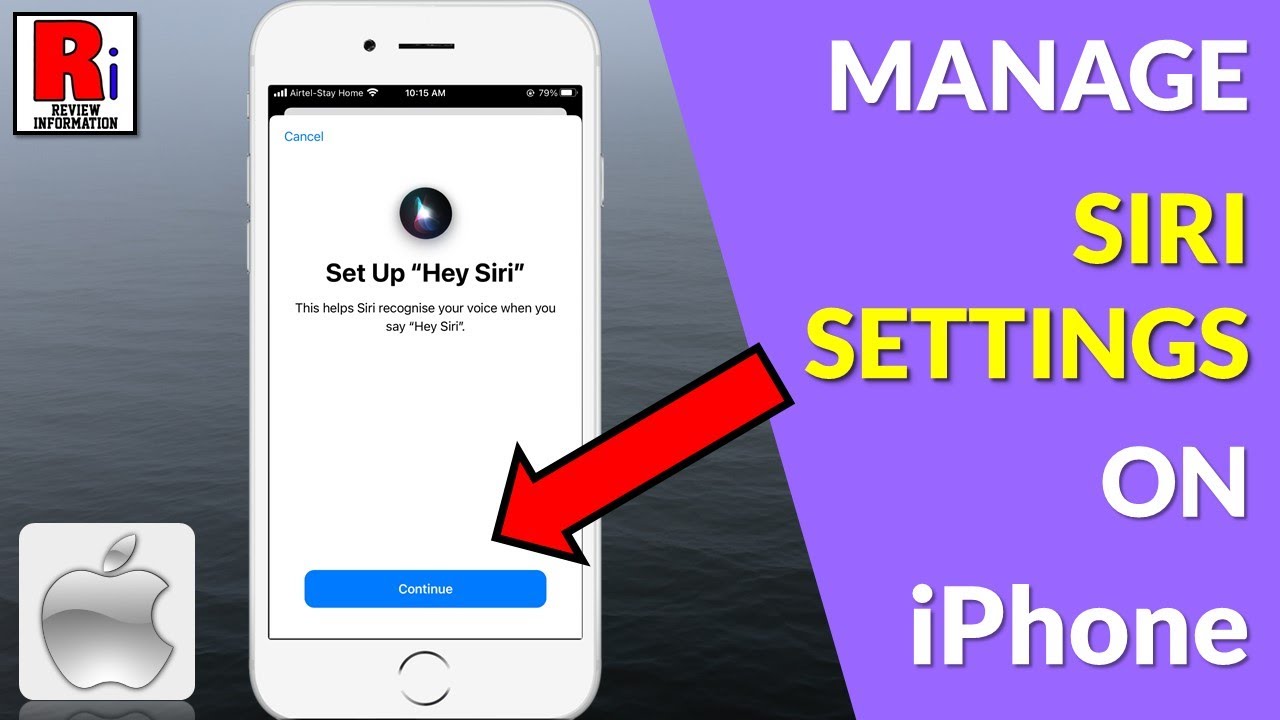 Как управлять настройками Siri на iPhone