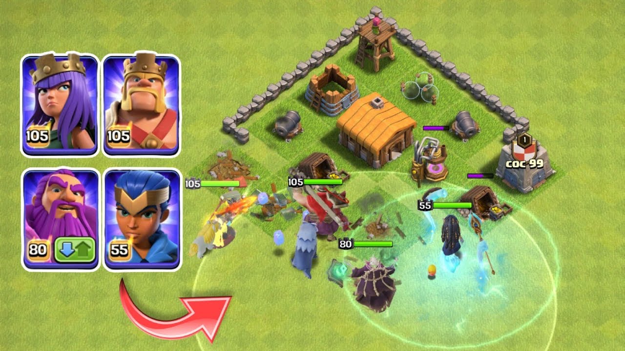 Heroes vs Every Townhall | Clash Of Clans