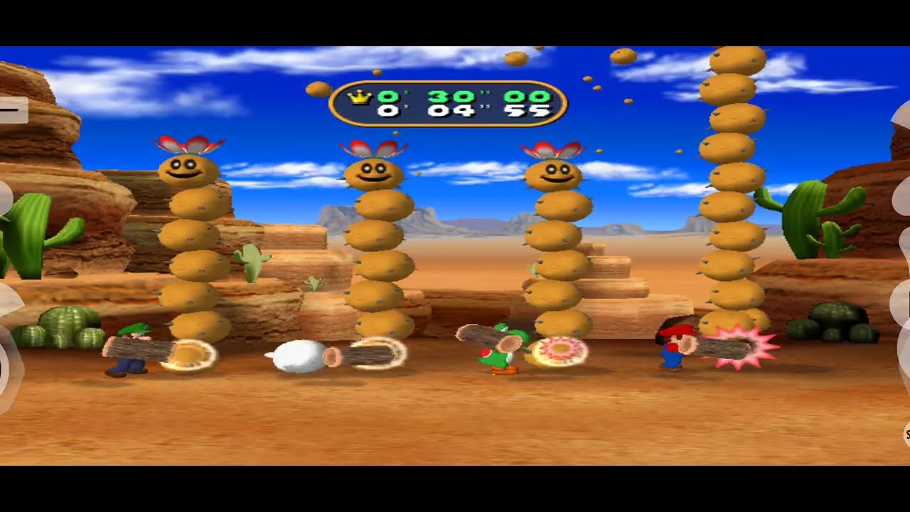 Playing Mario Party 7