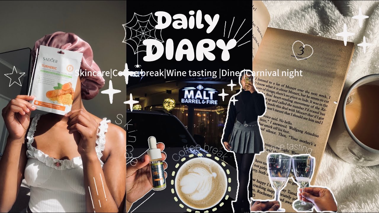 VLOG:Carnival Night 🎡🎠| Wine Tasting🍷|Skincare&More#southafricanyoutuber