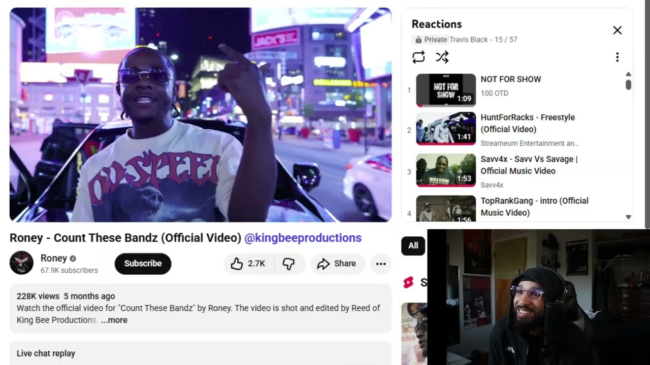 Roney - Count These Bandz (Реакция)