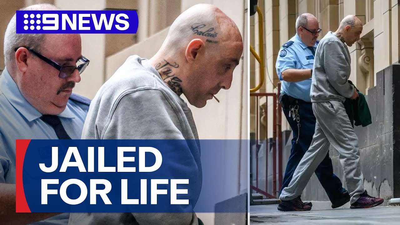 Murderer handed a life-sentence for setting fire to his wife | 9 News Australia
