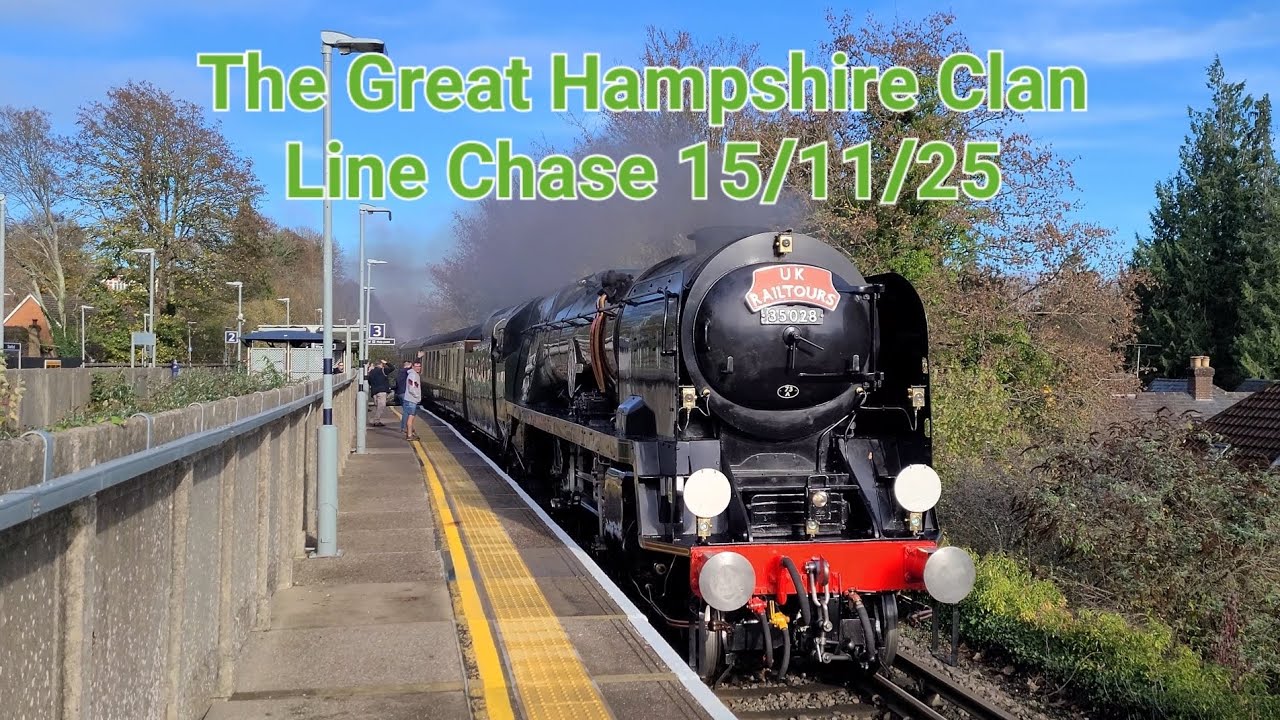 The Great Hampshire Clan Line Chase 15/11/25 (4K 60fps) 