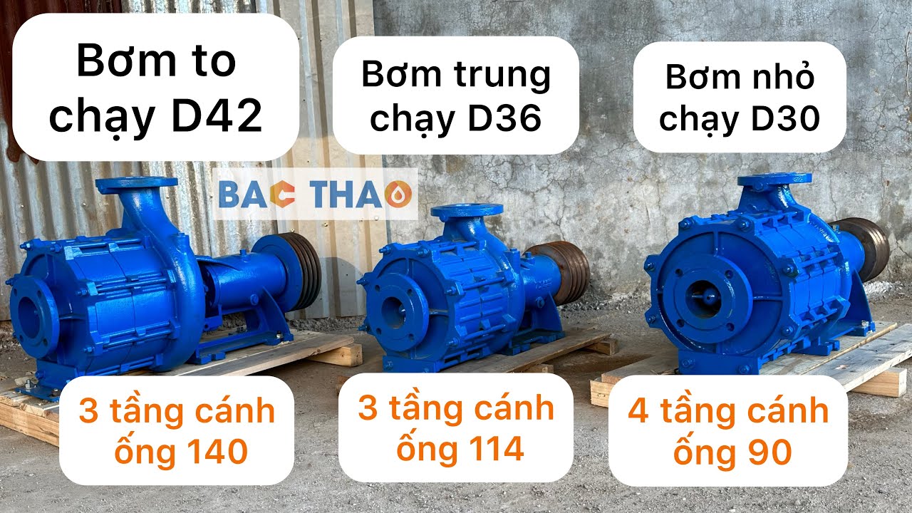 Đủ mẫu bơm đa tầng cánh cột áp cao chuyên đẩy xa đồi núi dốc và tưới béc lớn chạy máy D30-D42