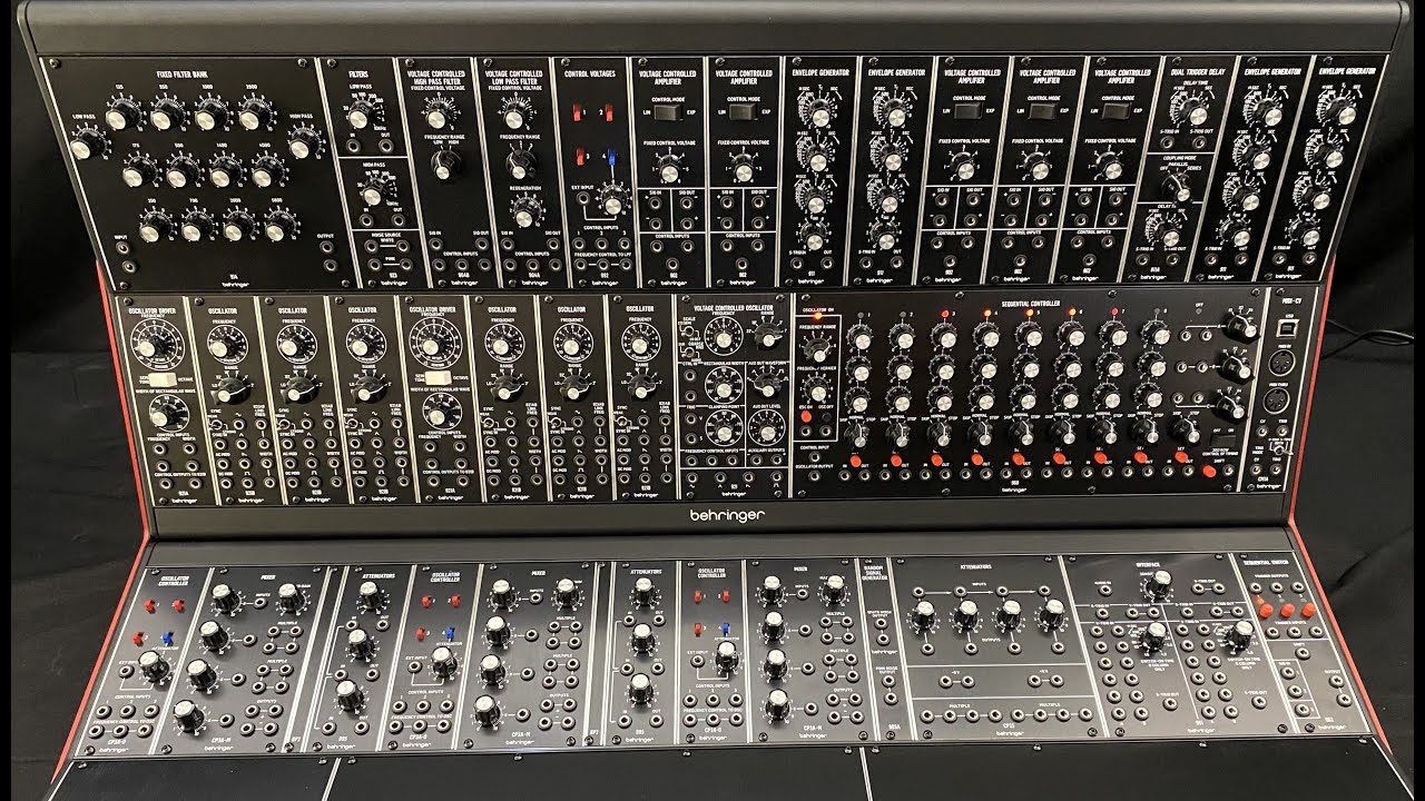 Распаковка/сборка Behringer System 55