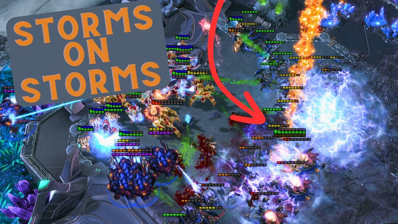 So many storms... StarCraft 2 Chaotic Platinum (?) PvZ Cast: Icebrand (P) vs Jenger (Z)