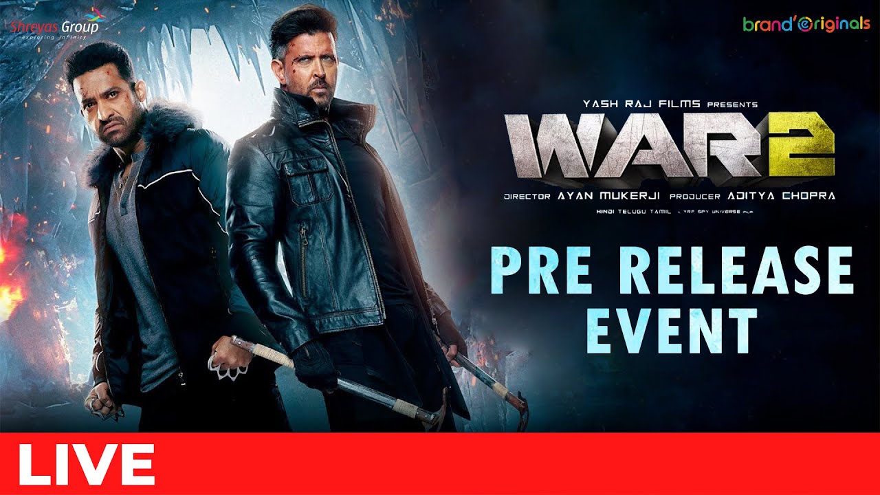 WAR 2 Pre-Release Event Live | NTR, Hrithik Roshan, Kiara Advani, Ayan Mukerji | Brande Originals