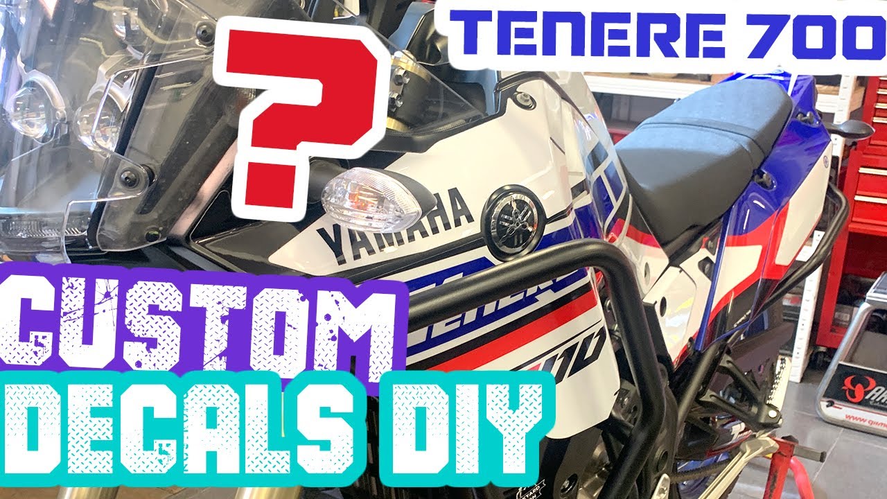 This is how you put decals on your bike