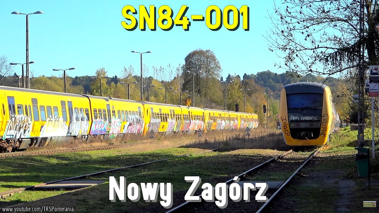 Nowy Zagórz niczym holenderska bocznica i SN84-001 // Polish station looking Dutch: Nowy Zagorz