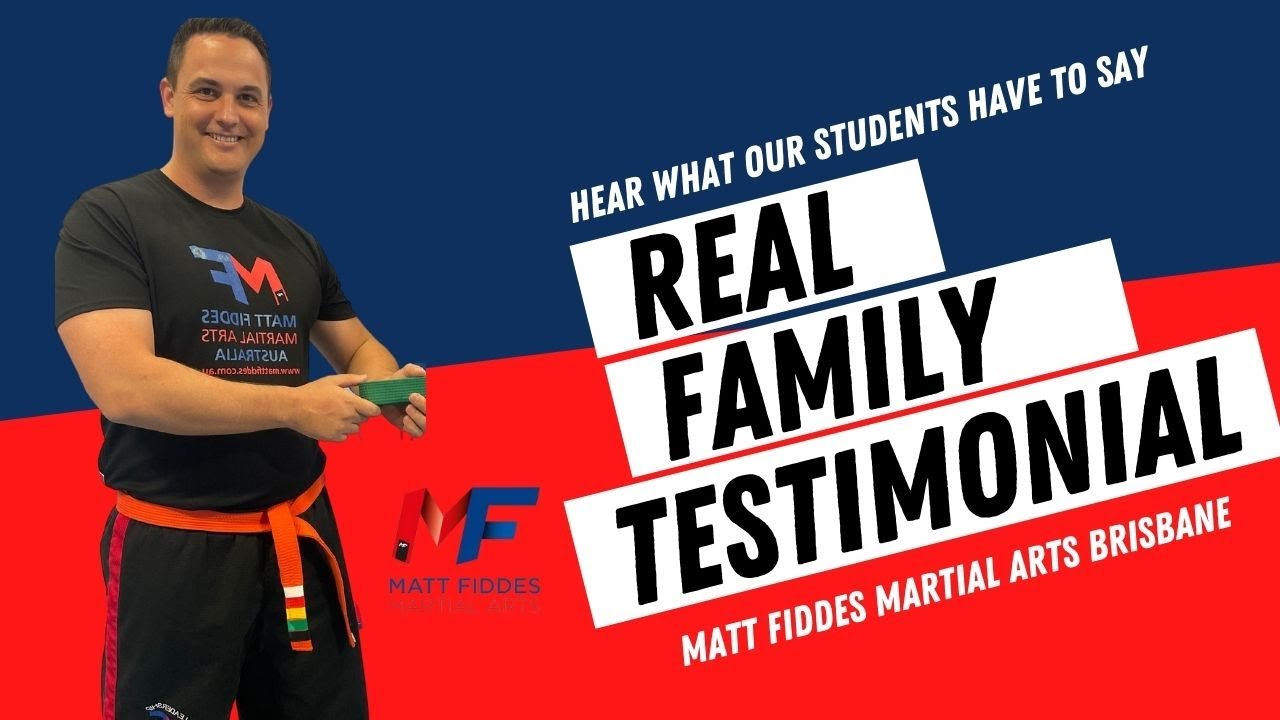 Matt Fiddes Martial Arts Brisbane Testimonial | Martial Arts class in Enoggera | Kids martial arts
