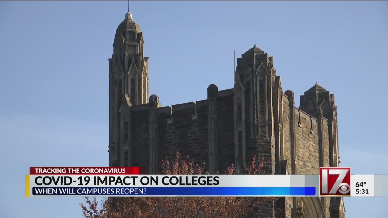 COVID-19 impact on colleges: When will campuses re-open?