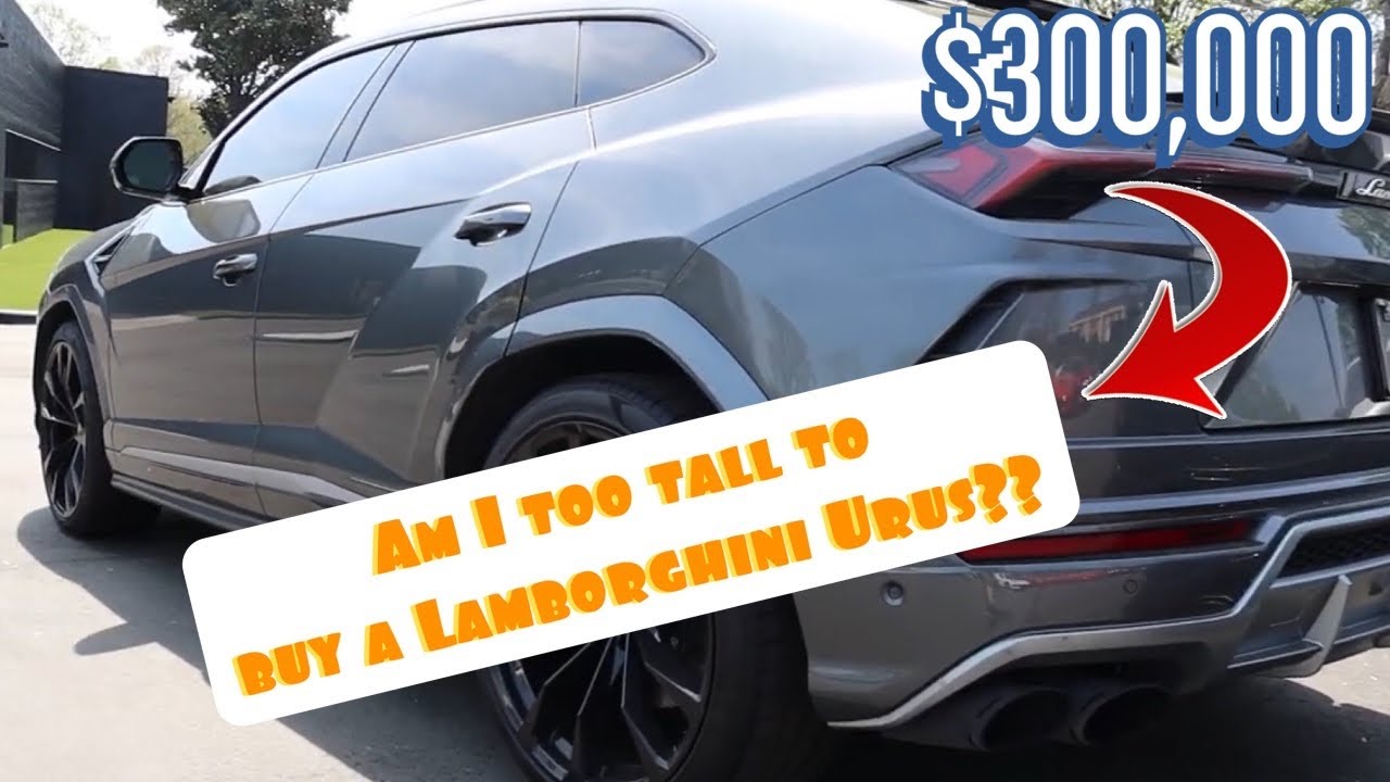 Can Tall People Drive Super Cars? Lamborghini Urus (Start Up/Rev/Review)