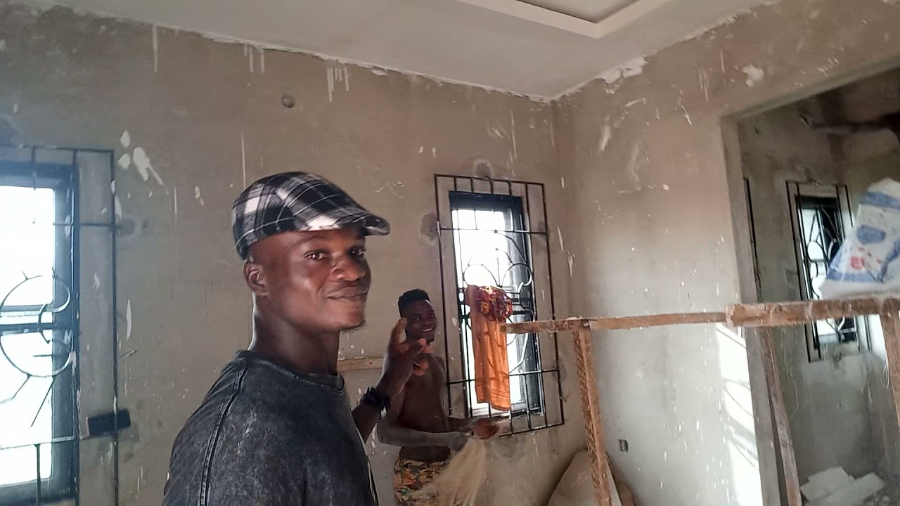 A tour on the finishing touch of this 3 bedroom flat, Art work, PoP & Tiling. 07063151558