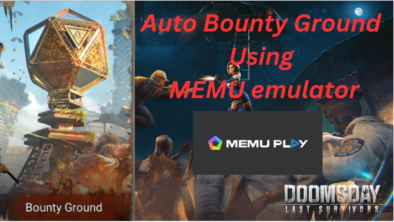 Doomsday: Last Survivors AUTO FARM BOUNTY GROUND (HUNT FOR THE PRIZE) using MEMU emulator