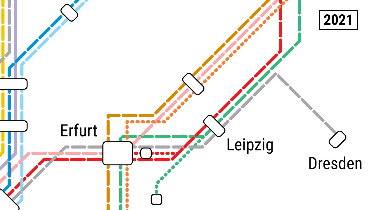 Die Geschichte des ICE Netzes der Deutschen Bahn (Teil III)