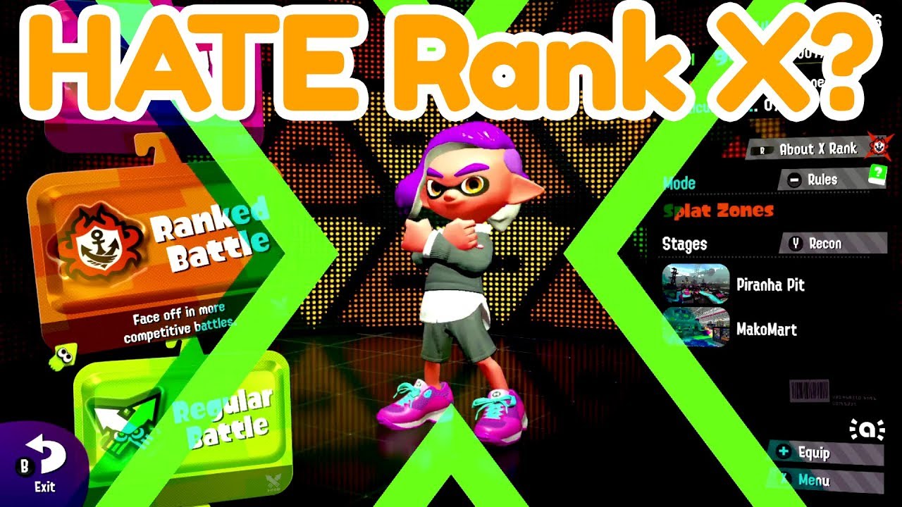 Splatoon 2 Rank X is Bad?