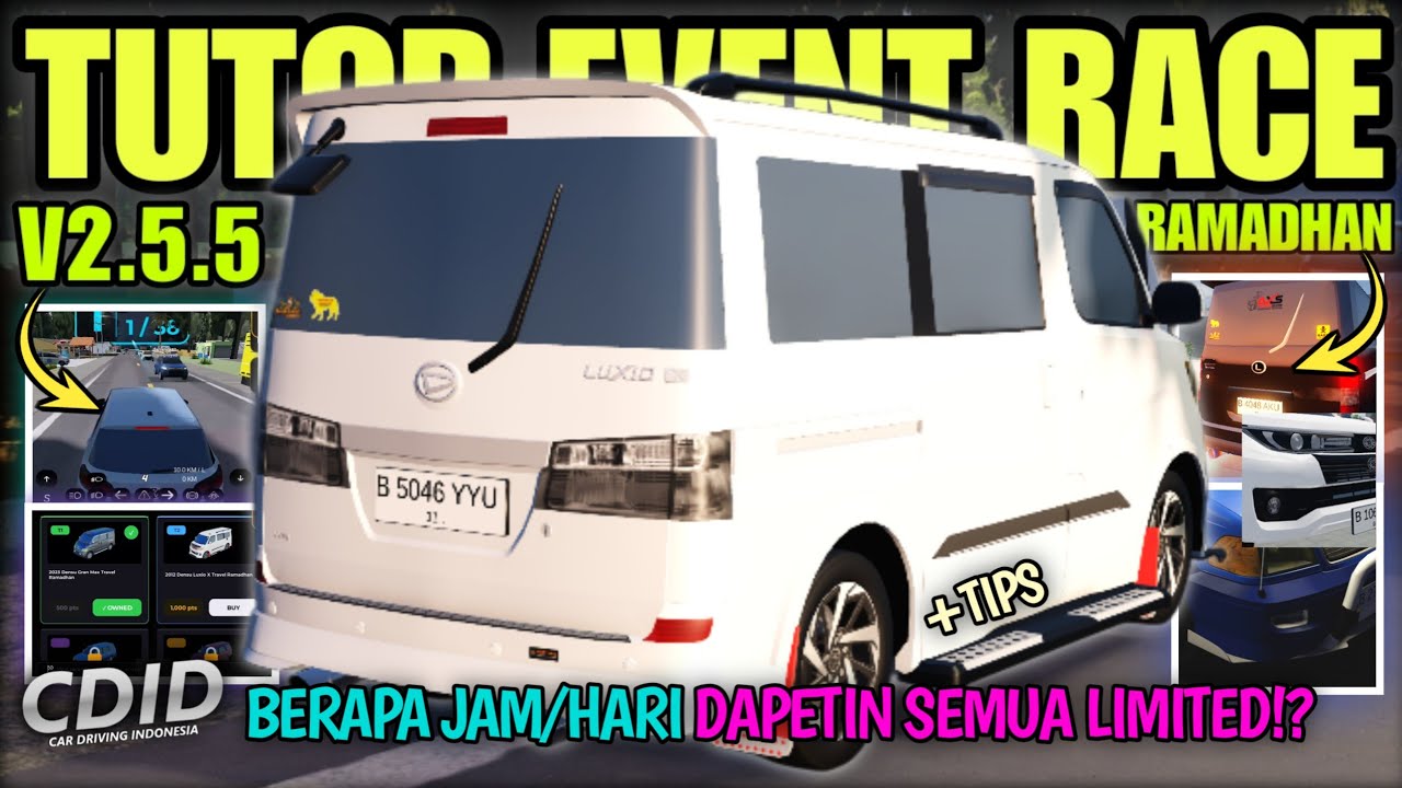 HOW TO GET SPECIAL LIMITED PRIZES EVENT RACE RAMADHAN 2026 CDID UPDATE V2.5.5 | CDID V2.5.5 Roblox