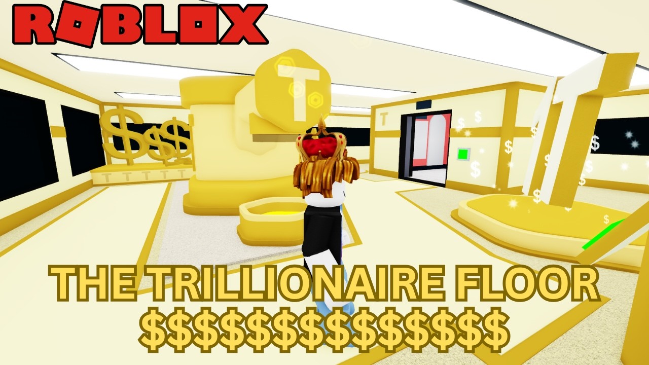 Этаж триллионеров... | Roblox | Бесконечная башня магната