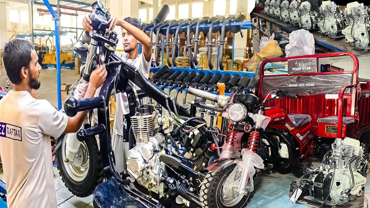 Manufacturing High Speed Loader Rickshaw | Auto Rickshaw Production