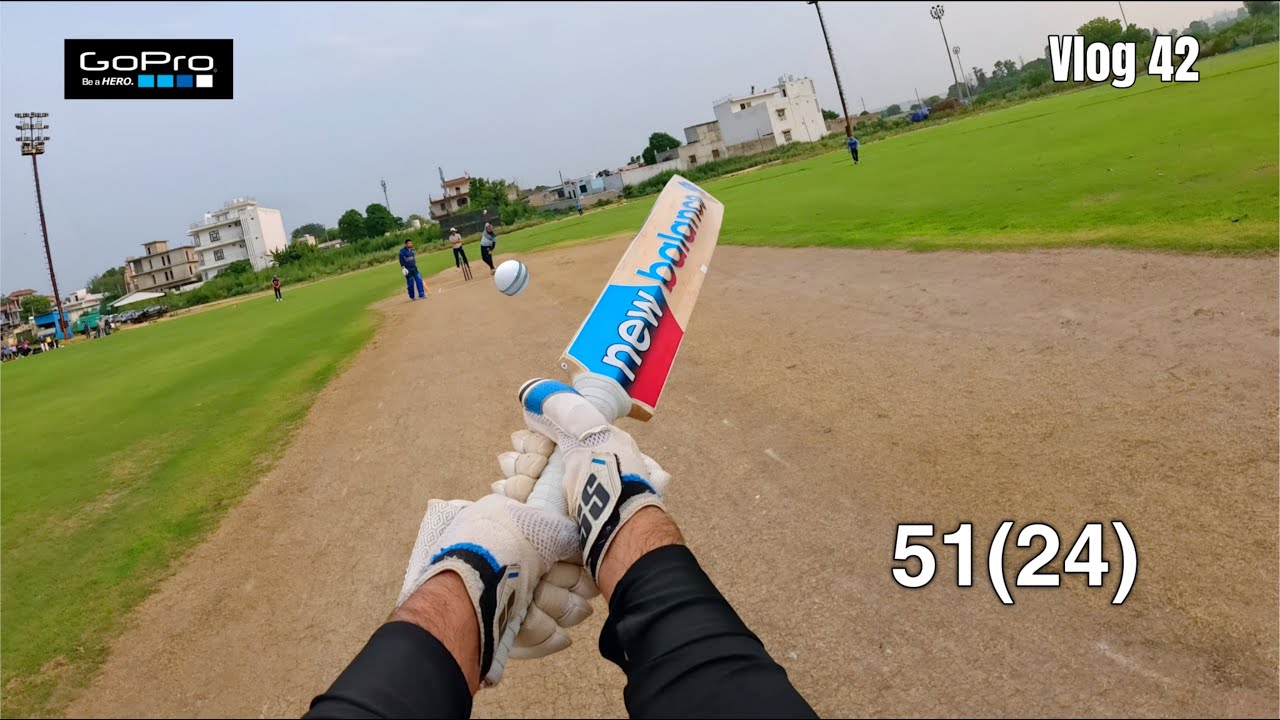Corporate Cricket Gurgaon: GoPro POV | Superb Batting🏏 | 4k Vlog | GoPro 12
