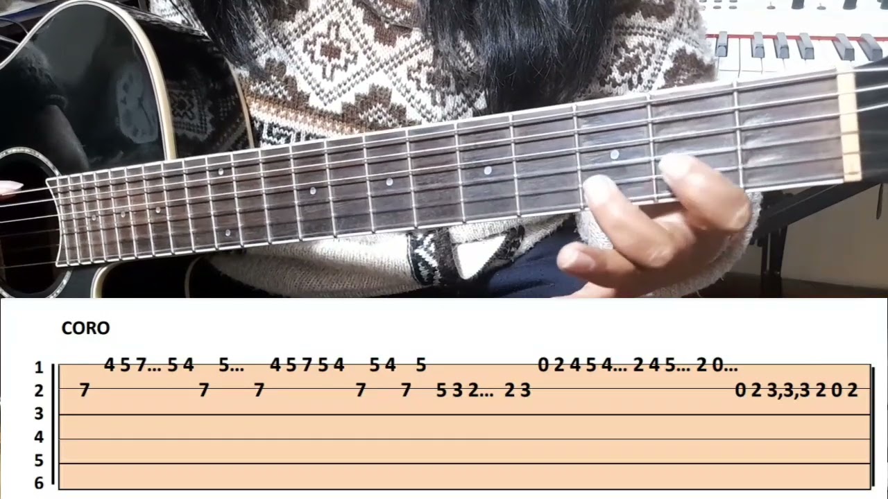 CHIQUITITA / ABBA / TABLATURA PARA GUITARRA