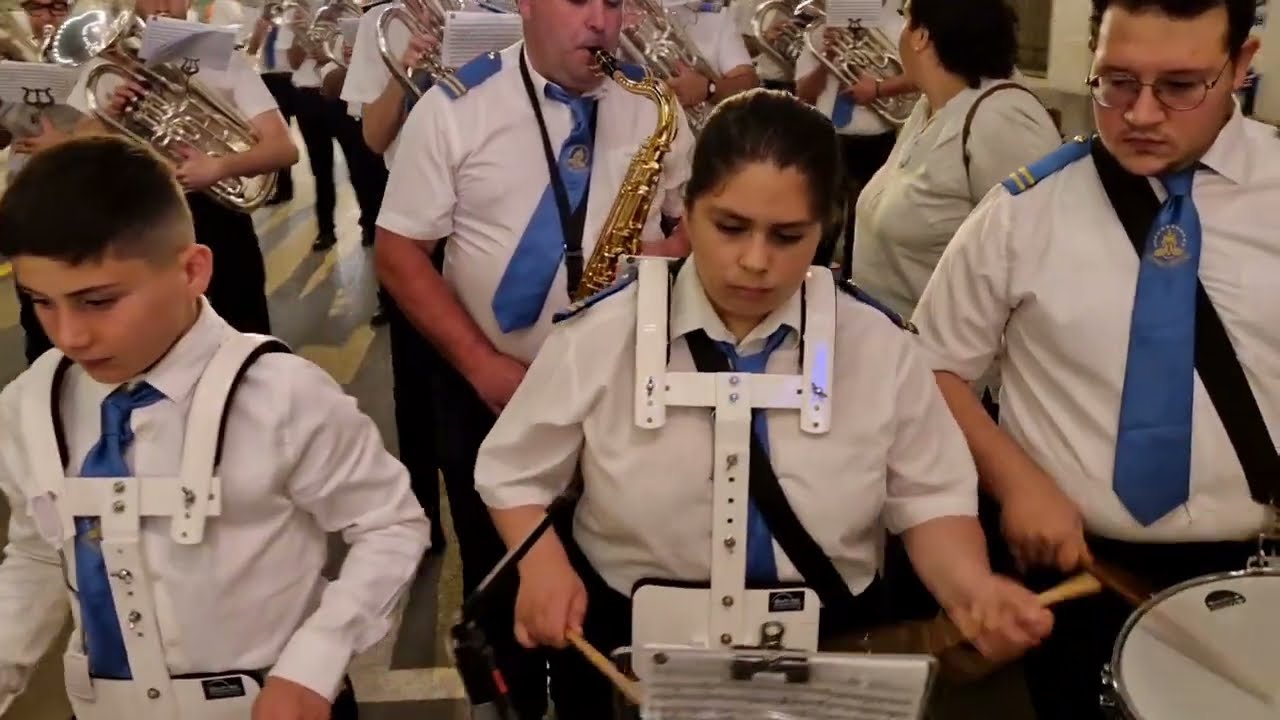 Soċjetà Filarmonika Santa Marija Mosta fil Festa tat-Trinità Qaddisa Marsa.