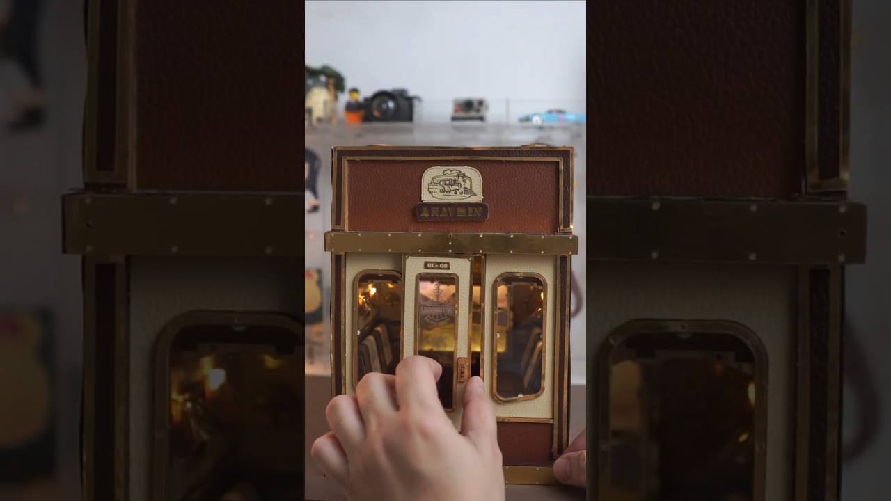 1940s Train Cabin Book Nook by Anavrin