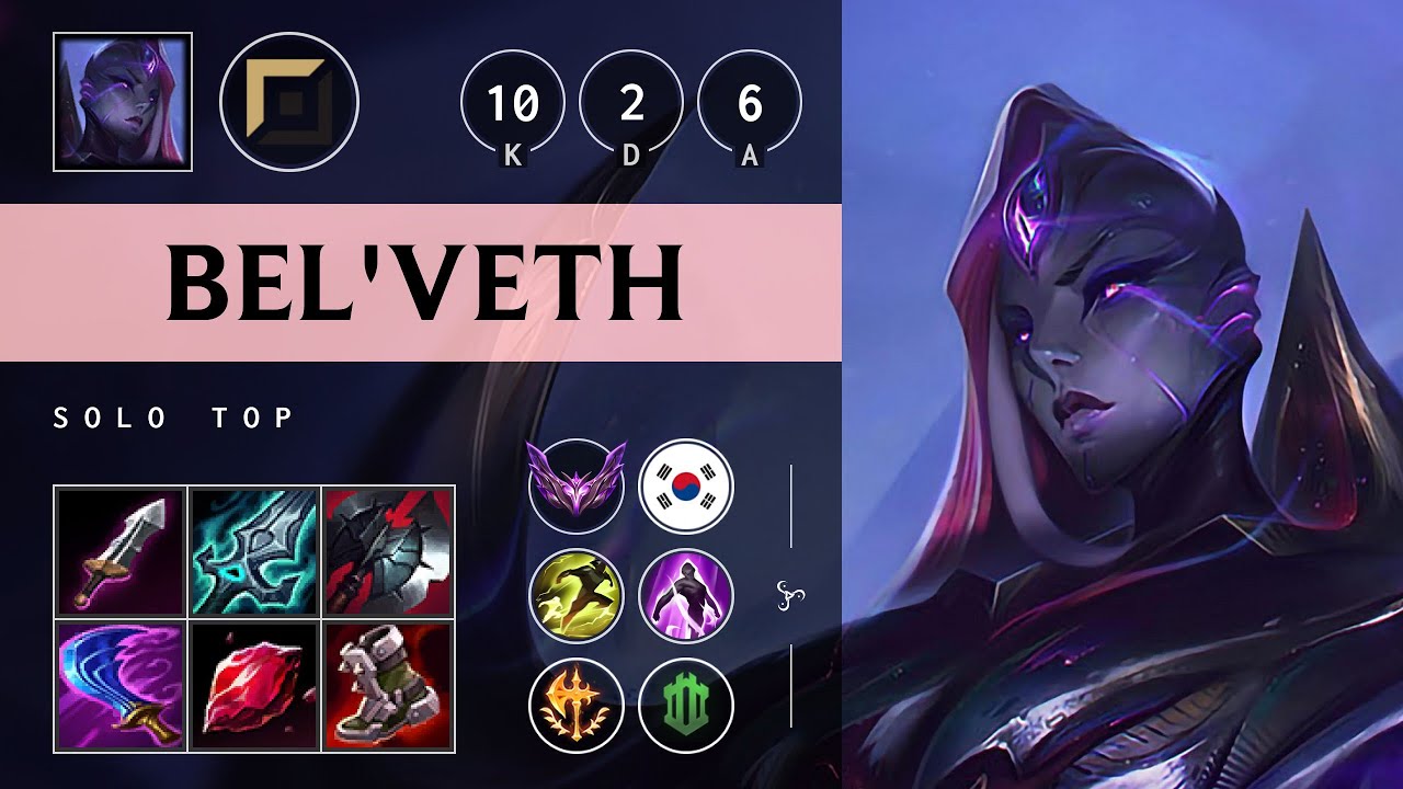 Bel'Veth Top vs K'Sante - KR Master Patch 25.14