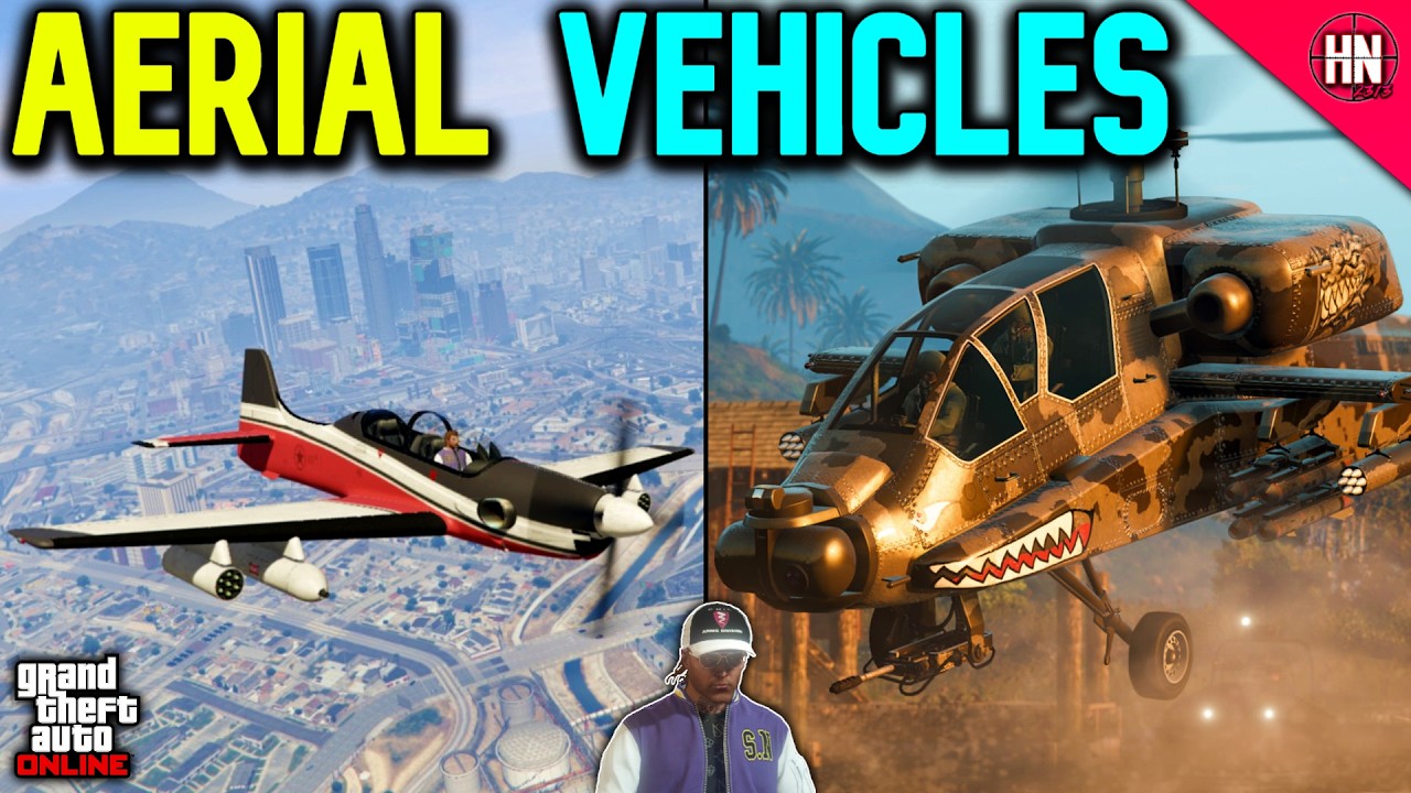 10 BEST ARMED AIR VEHICLES In GTA Online!