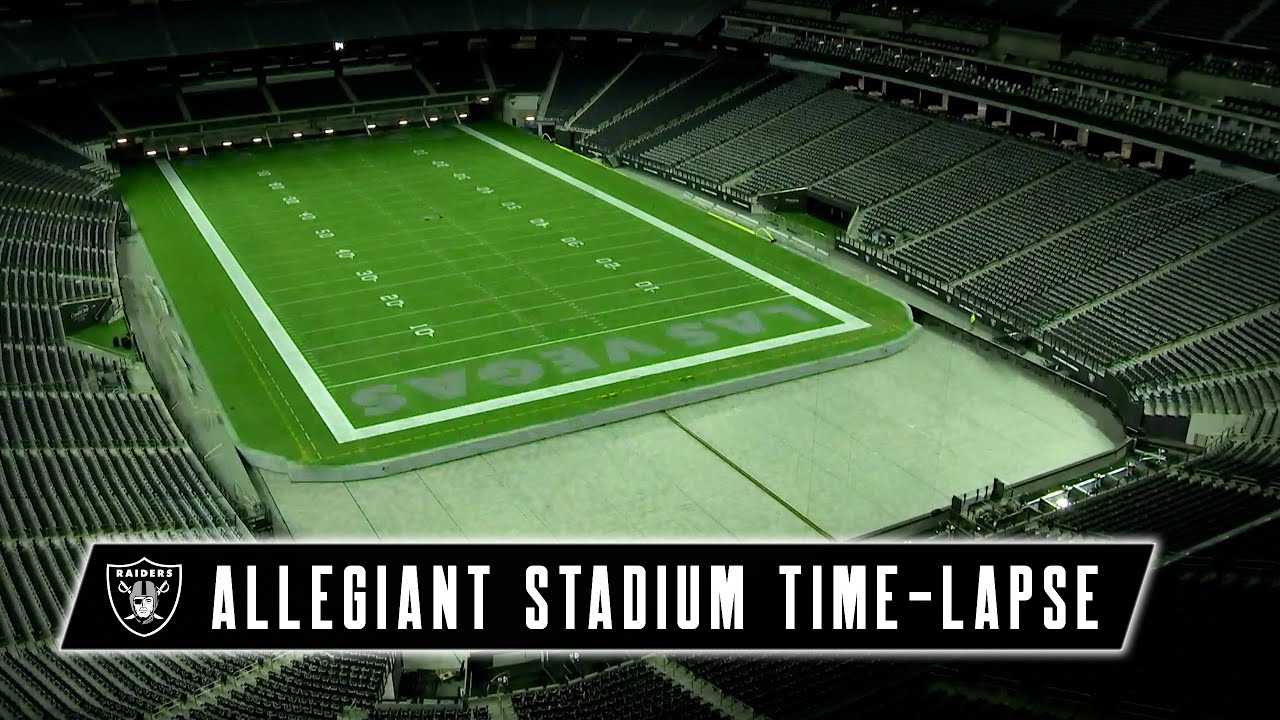 Allegiant Stadium Fills Up W/ Fans for First Preseason Game & WWE SummerSlam | Time-Lapse | Raiders