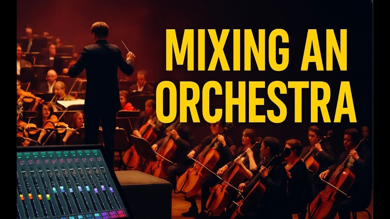 This is,how I set up my desk for an orchestra and mix it