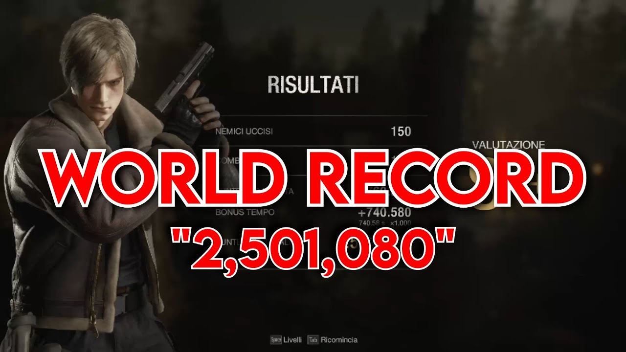 RESIDENT EVIL 4 REMAKE MERCENARIES -WORLD RECORD- 