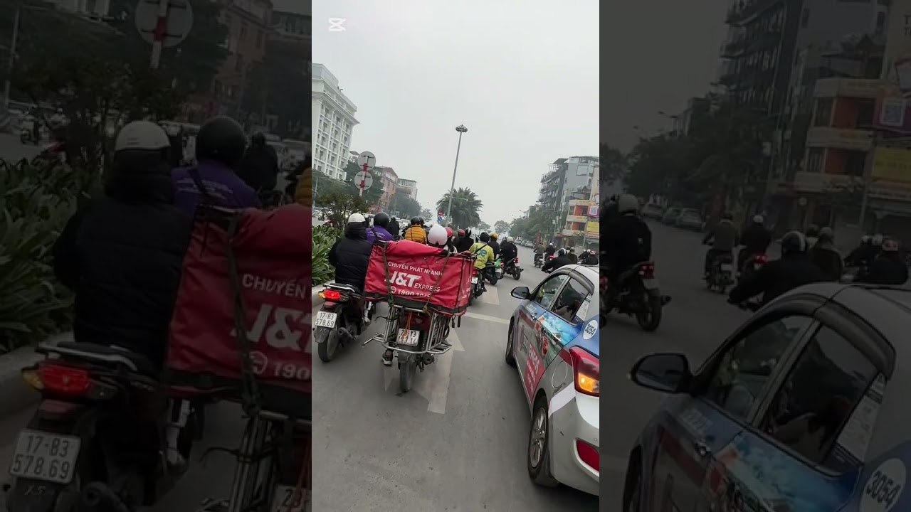 Hanoi Street Life | POV Motorbike Ride – Real Traffic & Street Sounds