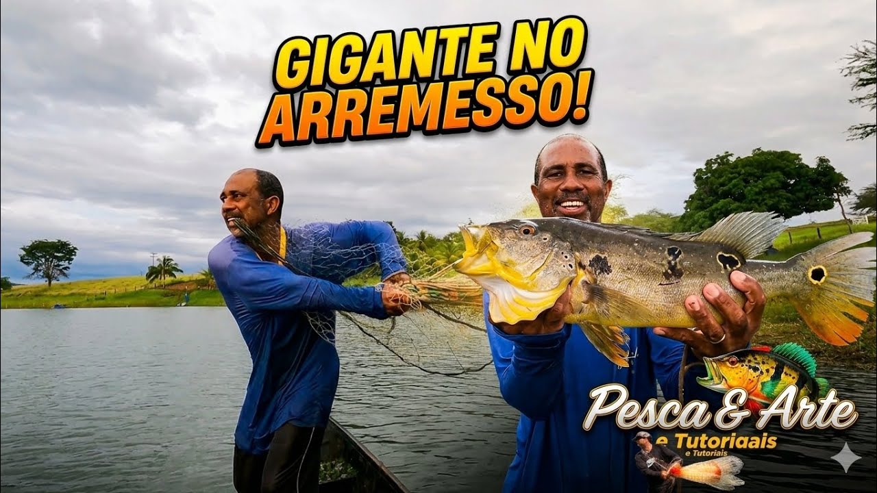 Arremesso certo Gigante na mão