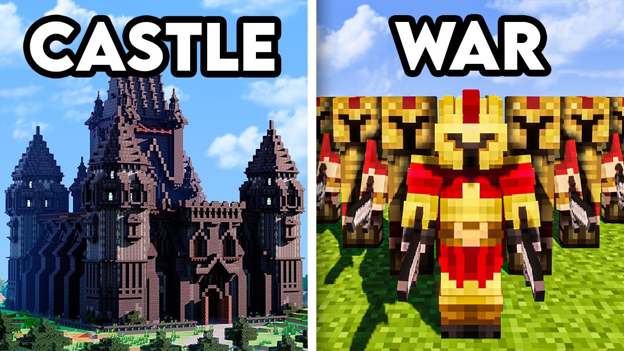 100 Players Develop Kingdoms in Minecraft