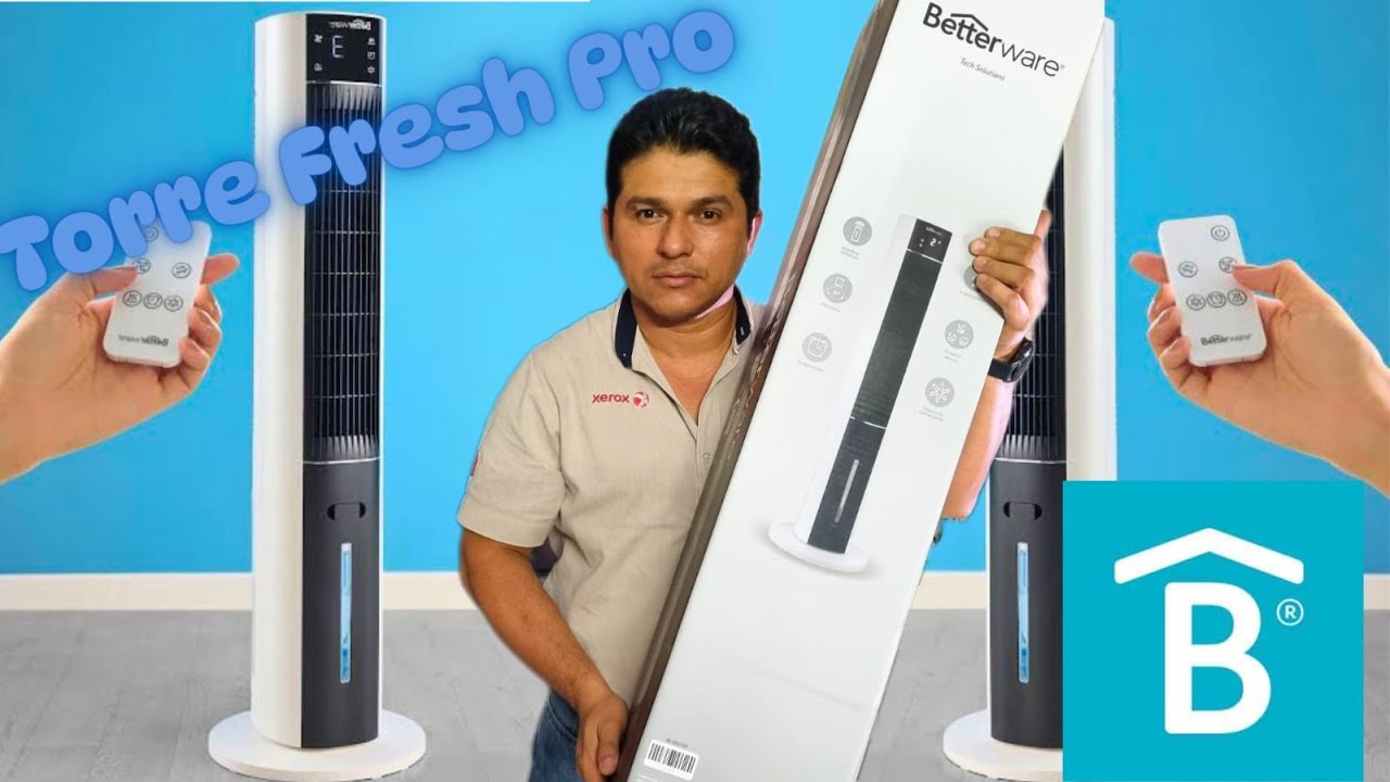 Ventilador Torre Fresh pro de Betterware. Precio, funciones y mas. #betterware #Ventilador
