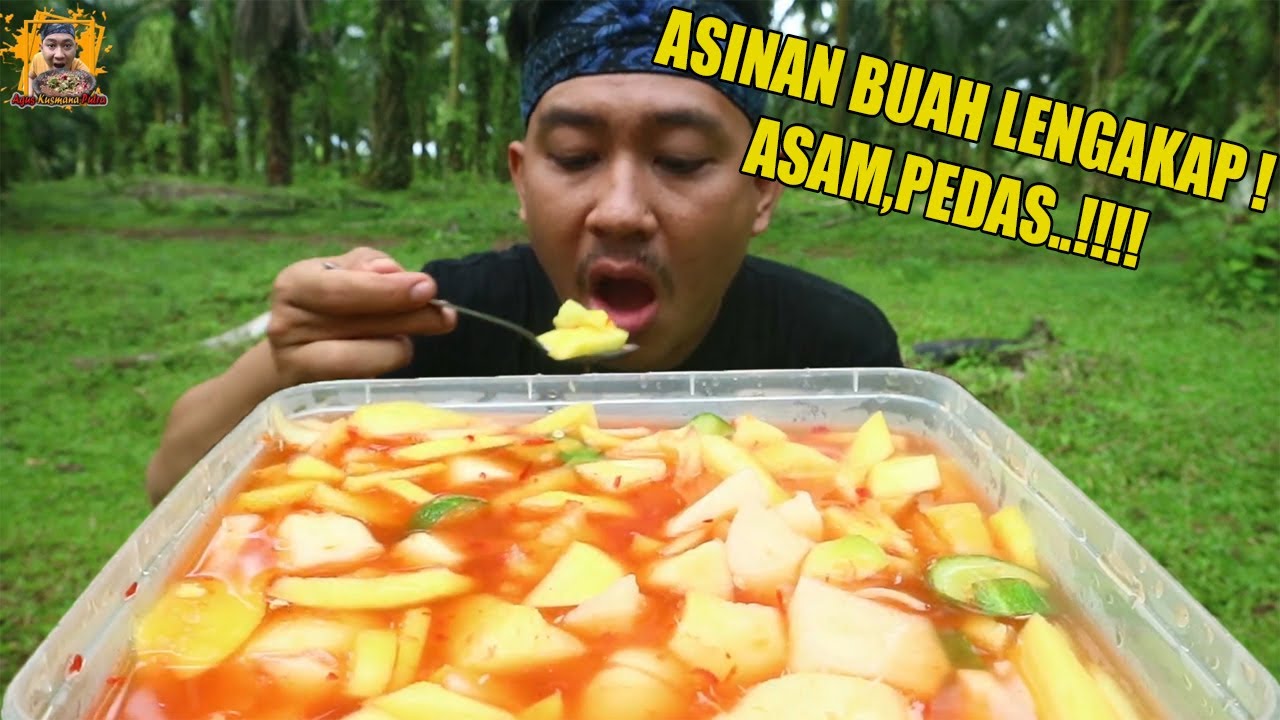 Mukbang Rujak & Asinan Buah Segar! Pedas Asam Bikin Nelen Ludah 🤤🔥
