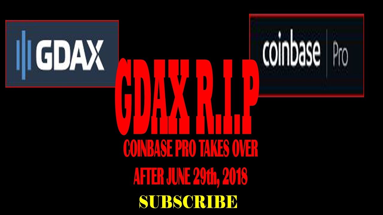 GDAX R.I.P. CRYPTOCURRENCY EXCHANGE IS RESURRECTING!