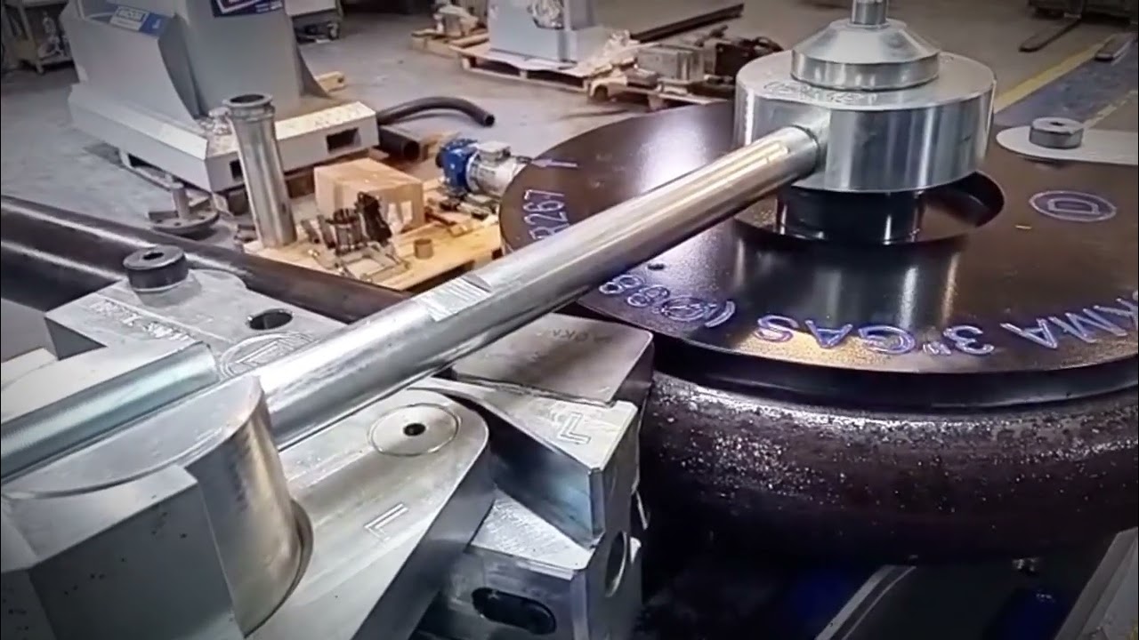 Mackma machine: BM125 Tube Bender | Bending 3” GAS (88.9 mm) Tube – 267 mm Radius 