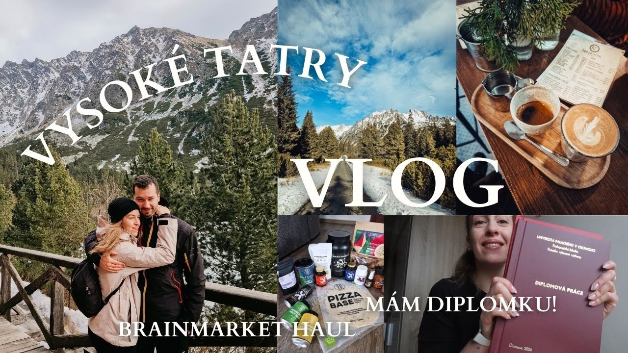 prosincový vlog │ výlet do Tater, Brainmarket haul, konečně mám diplomku!